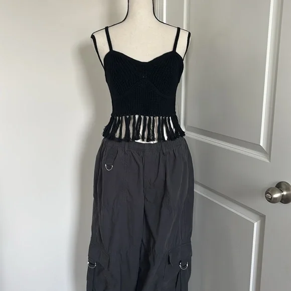 NWT Dark Gray Cargo Pants - Picture 8 of 12